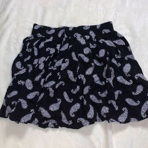 Brandy Melville Black Mediterranean Mini Skirt. Size:00 (one size).
